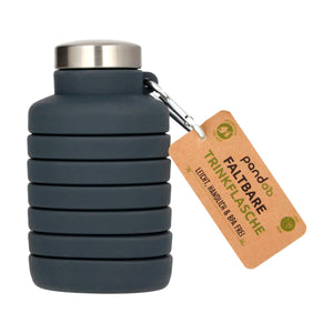 pandoo Trinkflasche Faltbare Silikon-Trinkflasche 700ml – BPA-frei & auslaufsicher
