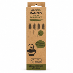 pandoo Zahnbürste Kinder Bambus Zahnbürsten