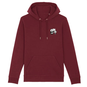 pandoo Hoodie - CRUISER - Stanley - DTG XS / Bordeauxrot Bio-Baumwolle Hoodie Fuck Plastic | Unisex | 4 Farben