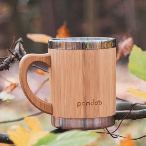 pandoo Kaffeebecher Bambus Kaffeebecher