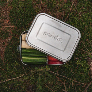 pandoo Lunchbox Lunchbox aus Edelstahl | 800ml oder 1200ml