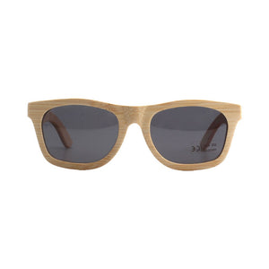 pandoo Sonnenbrille Bambus Sonnenbrille Unisex | UV400 | Schwarz
