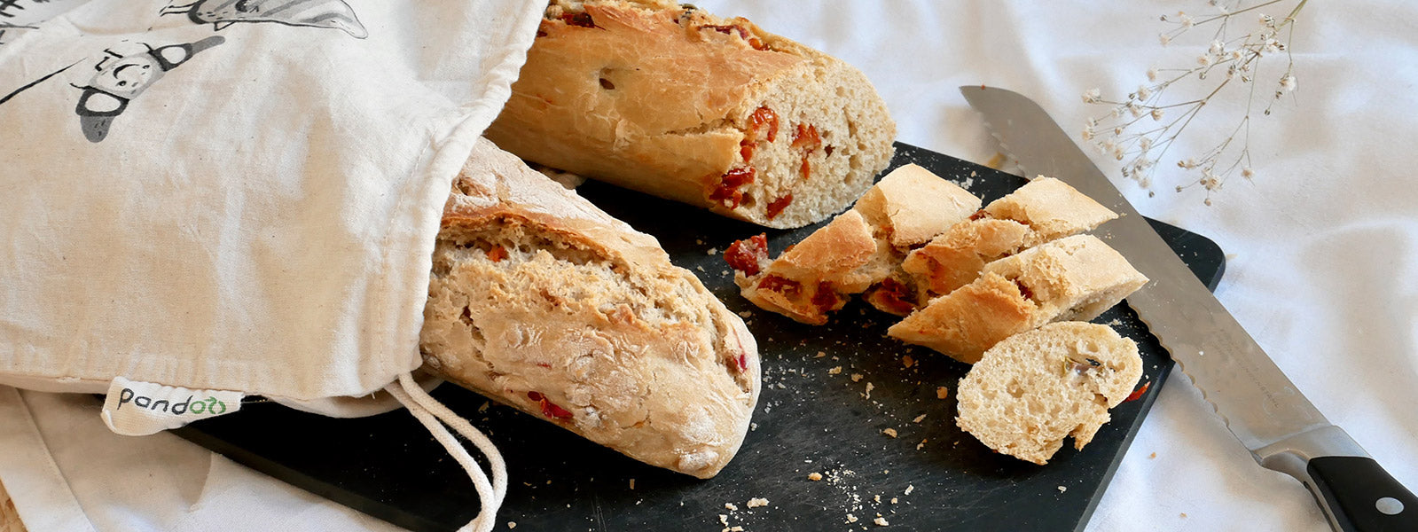 Rezept für fluffig-knuspriges Baguettebrot