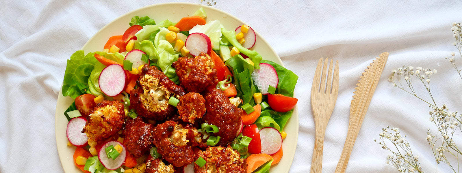 Knusprige Blumenkohl Wings | Veganes Rezept