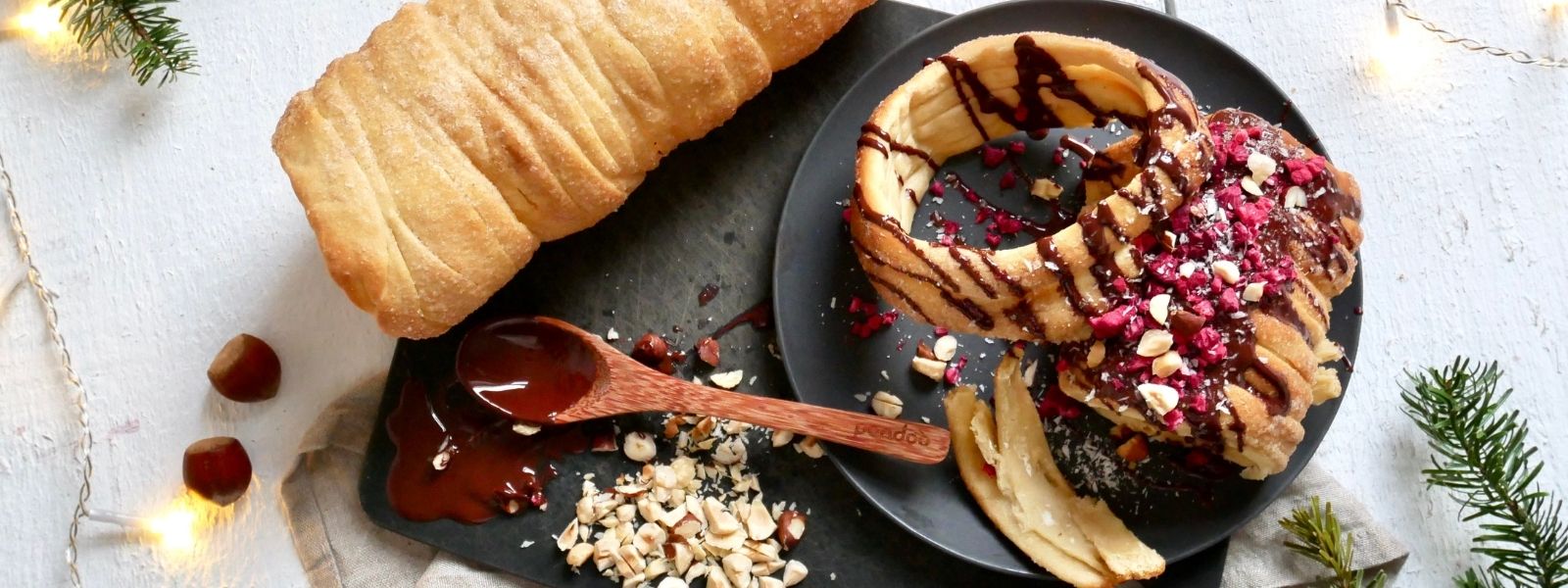 Rezept für vegane Baumstriezeln
