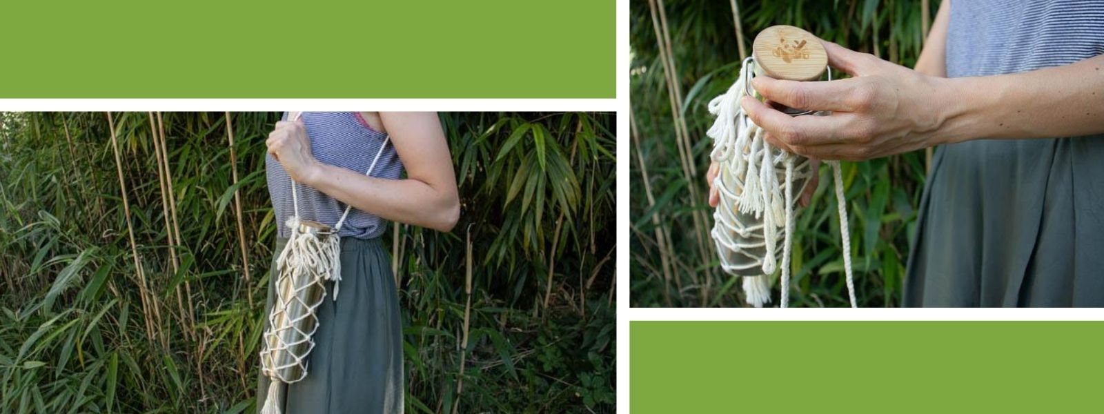 Makramee DIY: Deine praktische Flaschentasche