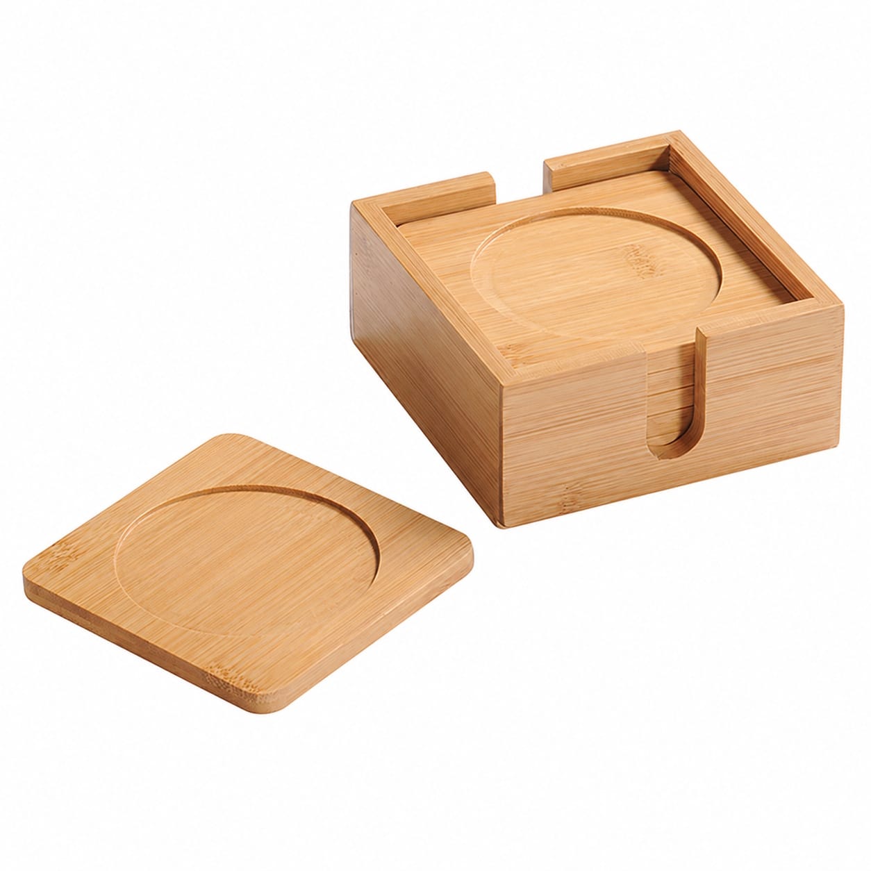 Kesper Untersetzer Untersetzer 6er Pack aus Bambus