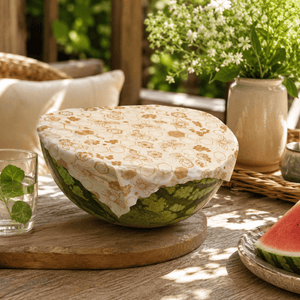 pandoo Bienenwachstuch Bienenwachstücher Starter Set (3 Größen) - Ersetzt Plastikfolie