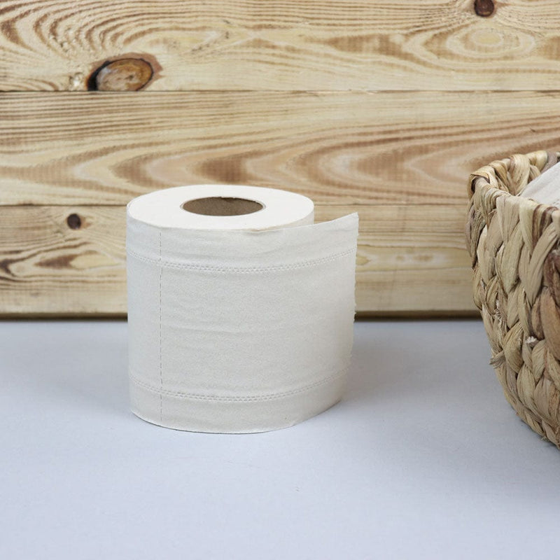 pandoo Hygienepapier Bambus Toilettenpapier 3-lagig | 100% Bambus | Plastikfreie Verpackung (Aktuell nur im ABO)