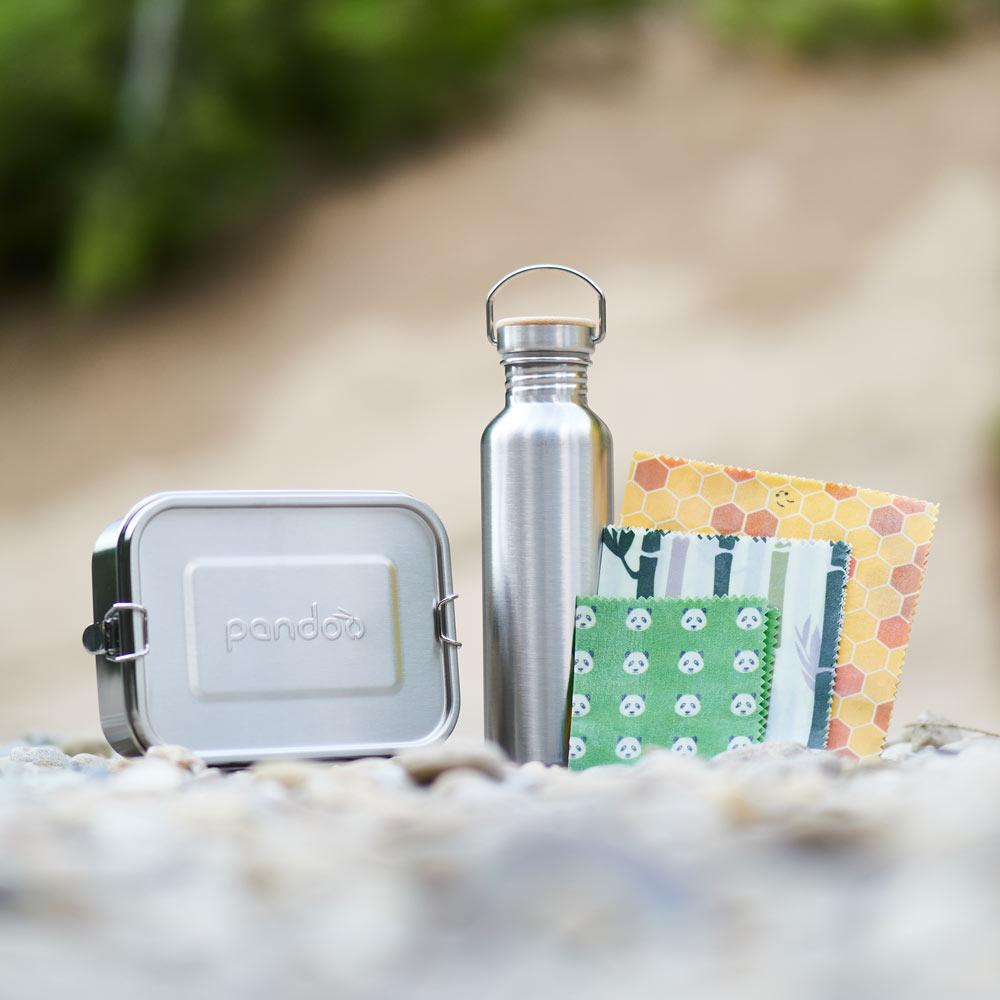 pandoo Set Set für unterwegs | nachhaltige Alternativen für unterwegs