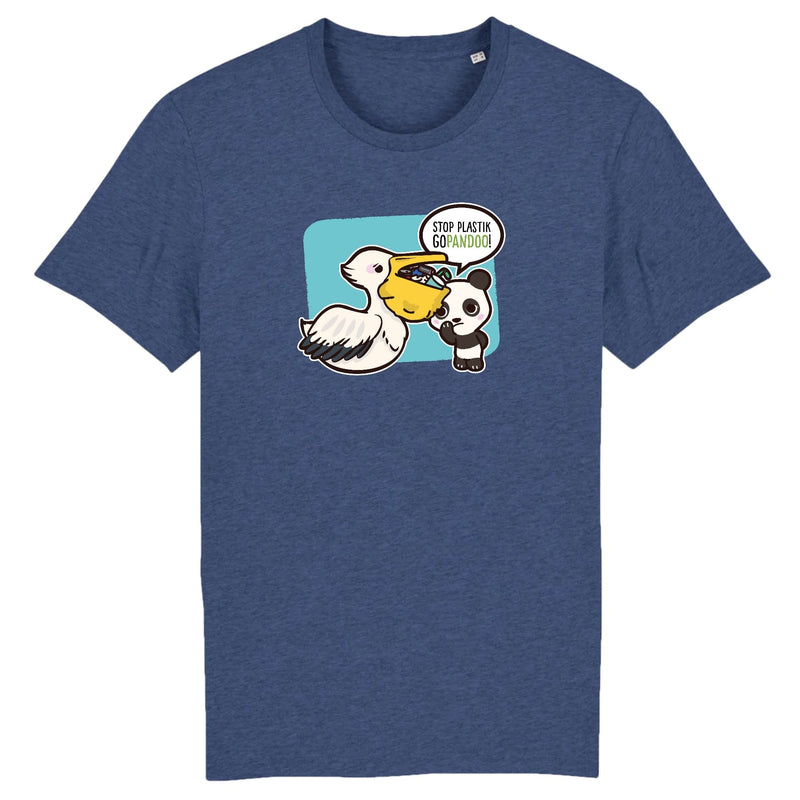 pandoo Stanley/Stella Rocker - DTG T-Shirt Stop Plastik aus Bio-Baumwolle | Unisex | Pelikan