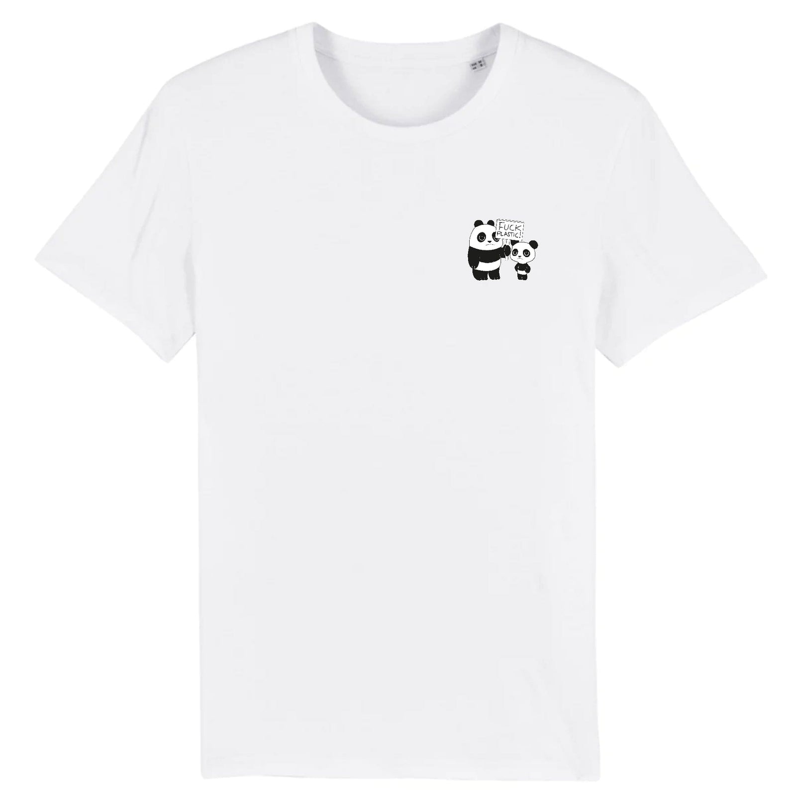 pandoo Stanley/Stella Rocker - DTG XS / Schwarz Bio-Baumwolle T-Shirt Fuck Plastic | Unisex | 7 Farben