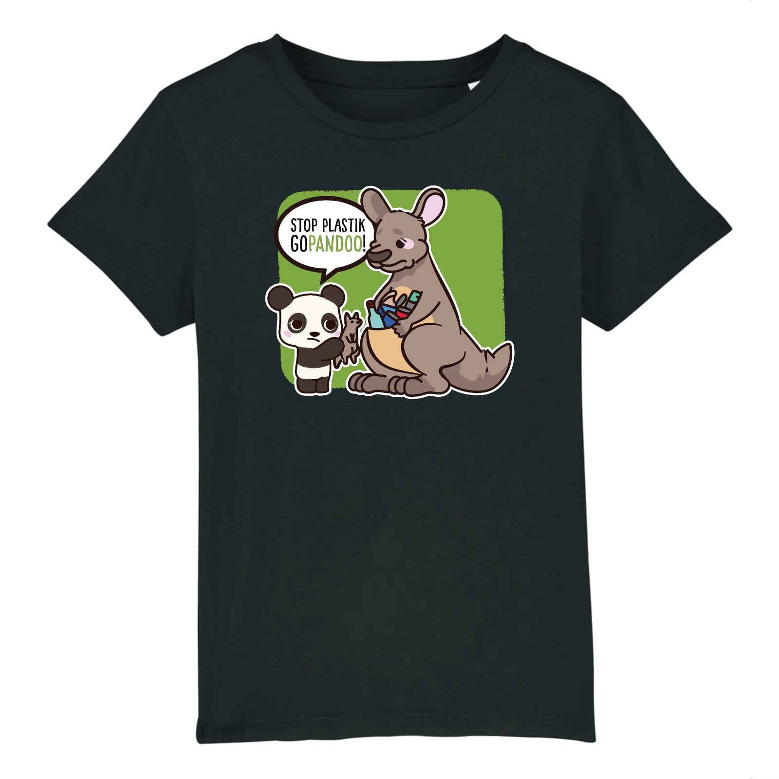 T-Pop T-shirt Enfant BIO - Mini Creator - DTG 3-4 years / Blue Kinder T-Shirt | Shirt aus Bio-Baumwolle | Unisex | Känguru